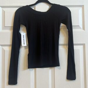 BDG Women's Black Long Sleeve Top
